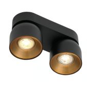 Nordlux Pitcher lampa podsufitowa 2x10 W czarna 2310410103