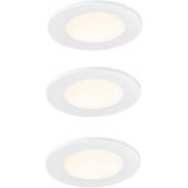 Nordlux Leonis lampa do zabudowy 3x4,5W LED biała 49160101