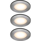 Nordlux Leonis lampa do zabudowy 3x4,5W LED nikiel szczotkowany 49160155