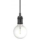 Nordlux Avra lampa wisząca 1x60W czarna 84800003