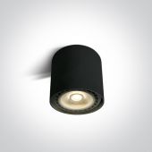 One Light Naksos lampa podsufitowa 1x15W czarna 12144/B