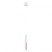 Orlicki Design Slimi Bianco S/Rose Gold lampa wisząca 1x3,5W biała/różowe złoto OR80858