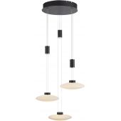 Paul Neuhaus Lautada lampa wisząca 3x7,5W czarny mat 2082-18