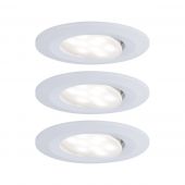 Paulmann Calla lampa do zabudowy 3x6W LED biały mat 99927