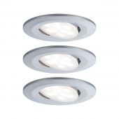 Paulmann Calla lampa do zabudowy 3x6W LED chrom mat 99929