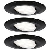 Paulmann Calla lampa do zabudowy 3x6W LED czarny mat 99991