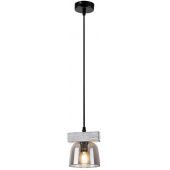 Rabalux Cardamom lampa wisząca 1x40W szary dąb/przydymiony 3118