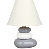 Rabalux Salem lampa stołowa 1x40W biała/srebrna 4948