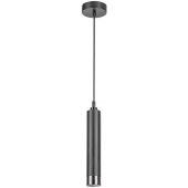 Rabalux Zircon lampa wisząca 1x5W czarny mat/srebrny 5076