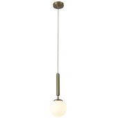 Rabalux Divina lampa wisząca 1x9W złoty/biały 5352