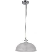 Rabalux Petrina lampa wisząca 1x40W chrom/satyna/przezroczysty 5459