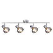 Rabalux Holly lampa podsufitowa 4x40W chrom/przydymiona 5559