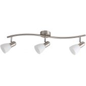 Rabalux Soma lampa podsufitowa 3x40W chrom satyna/biały 6303