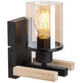 Rabalux Niylah kinkiet 1x25 W czarny 71080