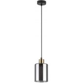 Rabalux Perez lampa wisząca 1x40 W czarna-przydymiona 72248