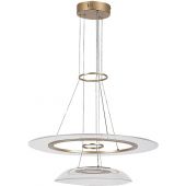 Rabalux Zofrael lampa wisząca 2x36 W złota 72412