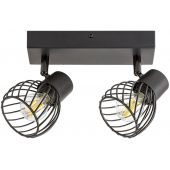 Rabalux Aberama lampa podsufitowa 2x10W czarny mat 73002