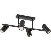 Rabalux Maximilian lampa podsufitowa 4x25 W czarna 73044