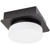 Rabalux Attichus lampa podsufitowa 1x5W LED czarny mat/biały 75001