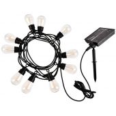 Rabalux Zirc girlanda zewnętrzna 10x3,6 W czarny 77165