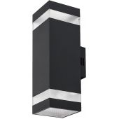 Rabalux Urfa Line kinkiet zewnętrzny 2x16 W czarny 77210