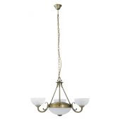 Rabalux Marlene lampa wisząca 3x40W+2x60W mosiądz/alabaster 8543