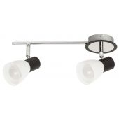 Rabalux Ati lampa podsufitowa 2x40 W biała-czarna 5977