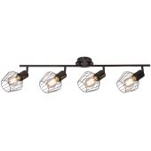 Rabalux Belano lampa podsufitowa 4x40 W czarna 3537