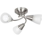 Rabalux Connor lampa podsufitowa 3x40 W chrom-satyna-szkło opalizowane 5690