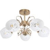 Rabalux Fauna lampa podsufitowa 5x40 W złota 5099