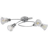 Rabalux Hestia lampa podsufitowa 4x40 W chrom-przezroczysta 5302