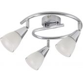 Rabalux Nicolette lampa podsufitowa 3x40 W biała-chrom 6769