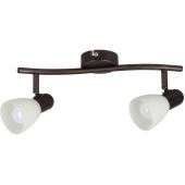 Rabalux Soma lampa podsufitowa 2x40 W brązowa-kremowa 6592