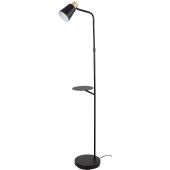 Rabalux Azim lampa stojąca 1x40 W czarna-drewno 74229