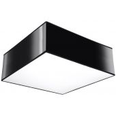 Sollux Lighting Horus plafon 1x60W czarny SL.0142