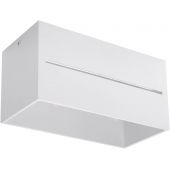 Sollux Lighting Lobo Maxi lampa podsufitowa 2x40W biała SL.0383