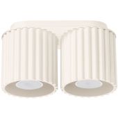 Sollux Lighting Aura lampa podsufitowa 2x10 W beżowa SL.1790
