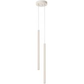 Sollux Lighting Pastelo lampa wisząca 2x8 W beżowa SL.1513