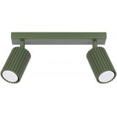 Sollux Lighting Karbon lampa podsufitowa 2x10 W zielona SL.1618