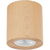 TK Lighting Eve lampa podsufitowa 1x11 W drewno 10121