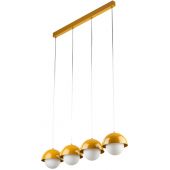 TK Lighting Bono lampa wisząca 4x8 W żółta 10267