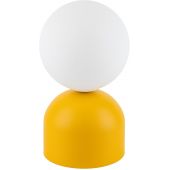 TK Lighting Miki lampka nocna dziecięca 1x8 W biała-żółta 16040