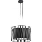 TK Lighting Harmony Black lampa wisząca 3x25W czarna 1655