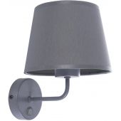 TK Lighting Maja kinkiet 1x15W szary 1880