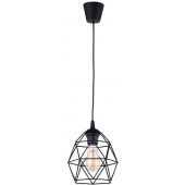 TK Lighting Galaxy lampa wisząca 1x15 W czarna 3190