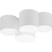 Outlet - TK Lighting Mona plafon 4x15 W biały 3442