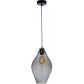 TK Lighting Tulon lampa wisząca 1x60W grafit/czarna 4192