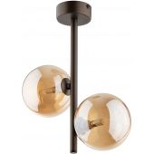 TK Lighting Esme lampa podsufitowa 2x6W brązowy 4528