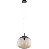 TK Lighting Vibe lampa wisząca 1x15 W bursztynowa 4676