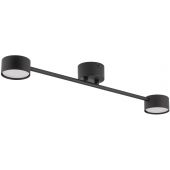 TK Lighting Avia Black lampa podsufitowa 2x10W czarna 4690